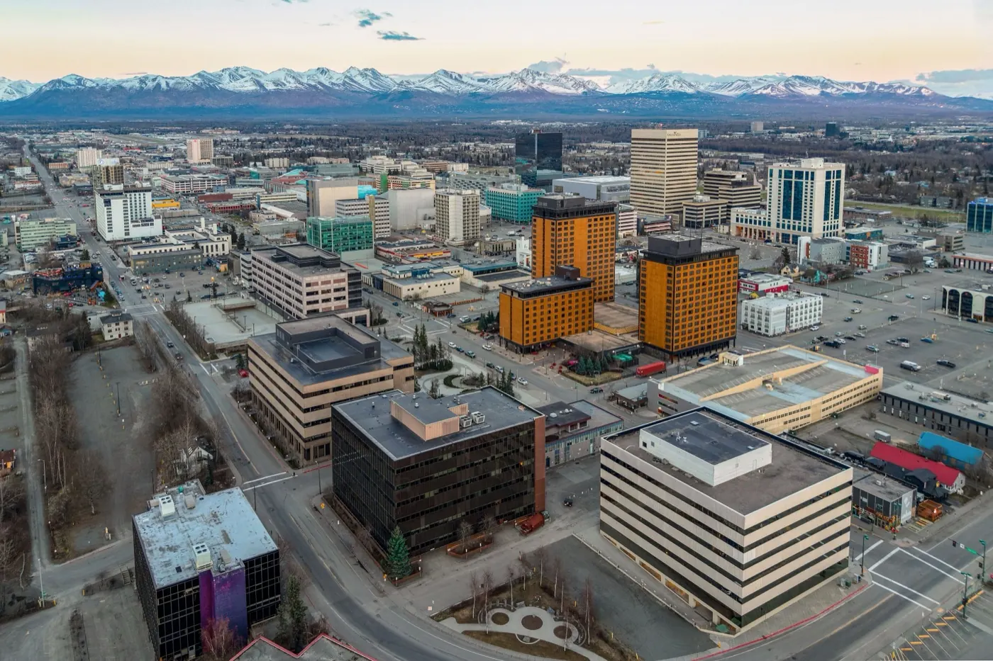 Downtown Anchorage commercial district