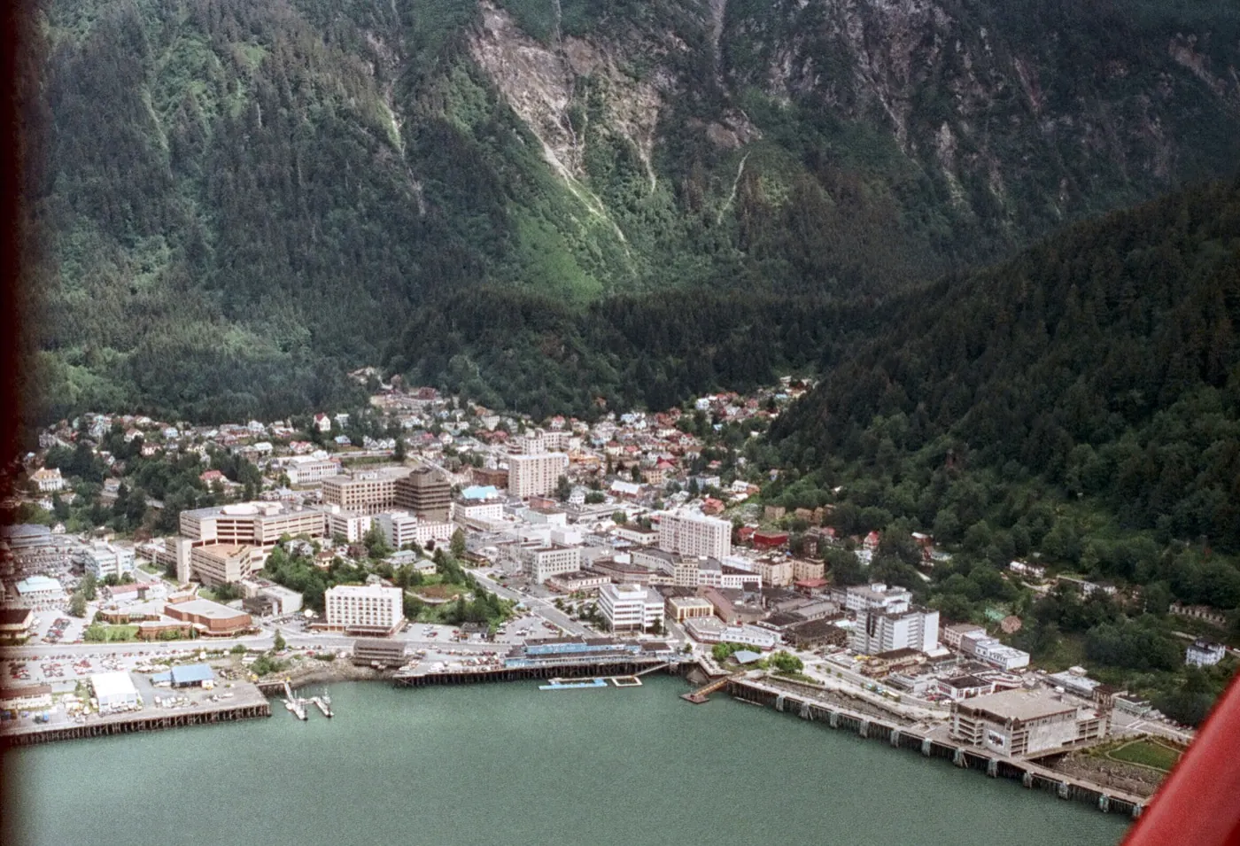 Juneau waterfront and the Mendenhall area